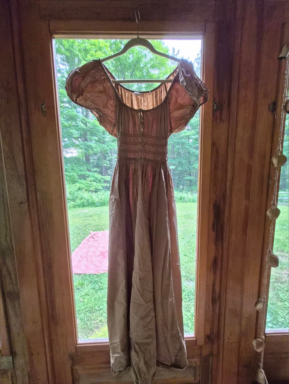 Doen Quinn Cotton Maxi Dress Taupe